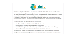 Desktop Screenshot of bbri.be
